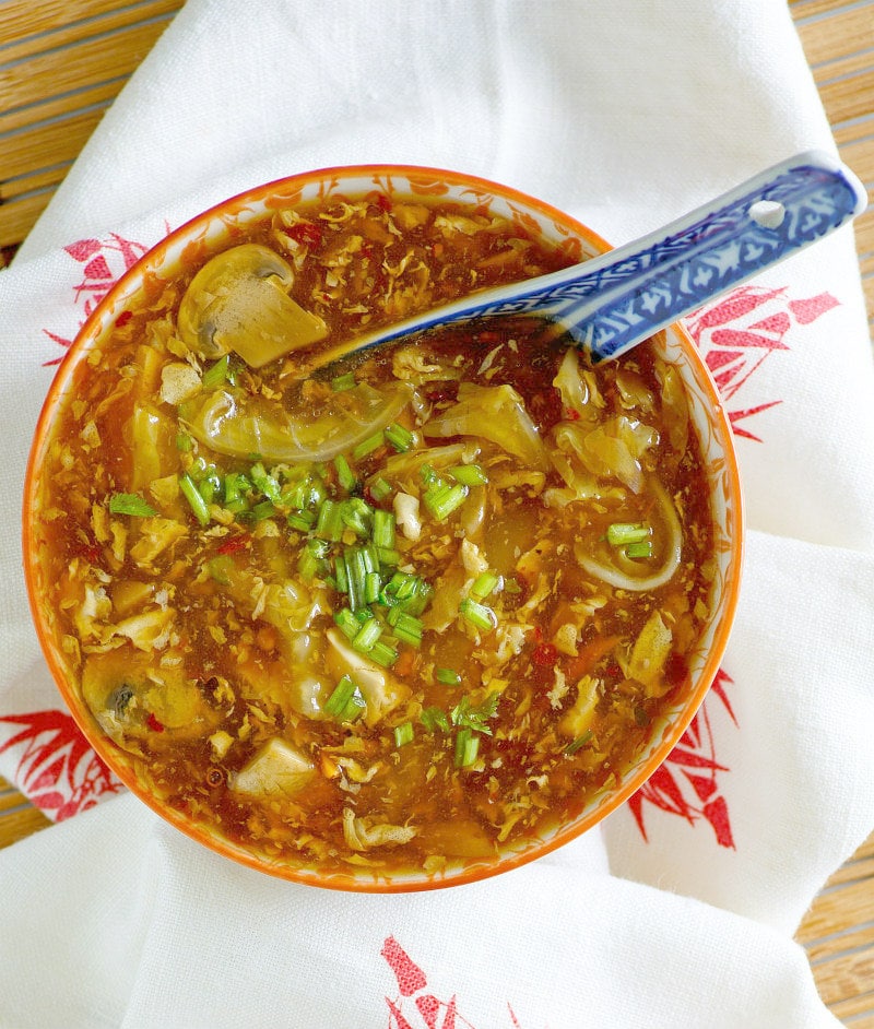 Low Calorie Hot and Sour Soup