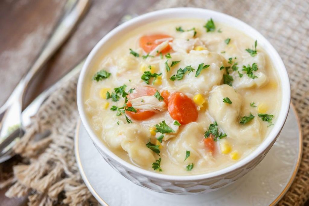 Step into Cozy Comfort with Our Chicken and Dumplings