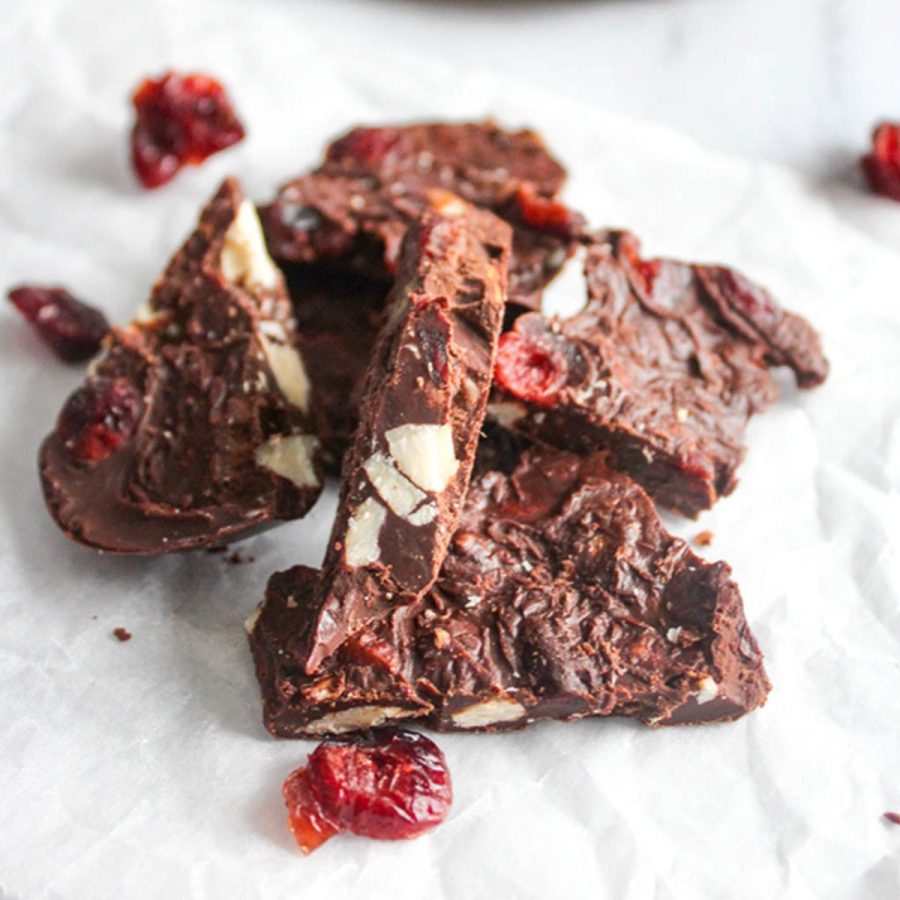 Chocolate Cranberry Clusters