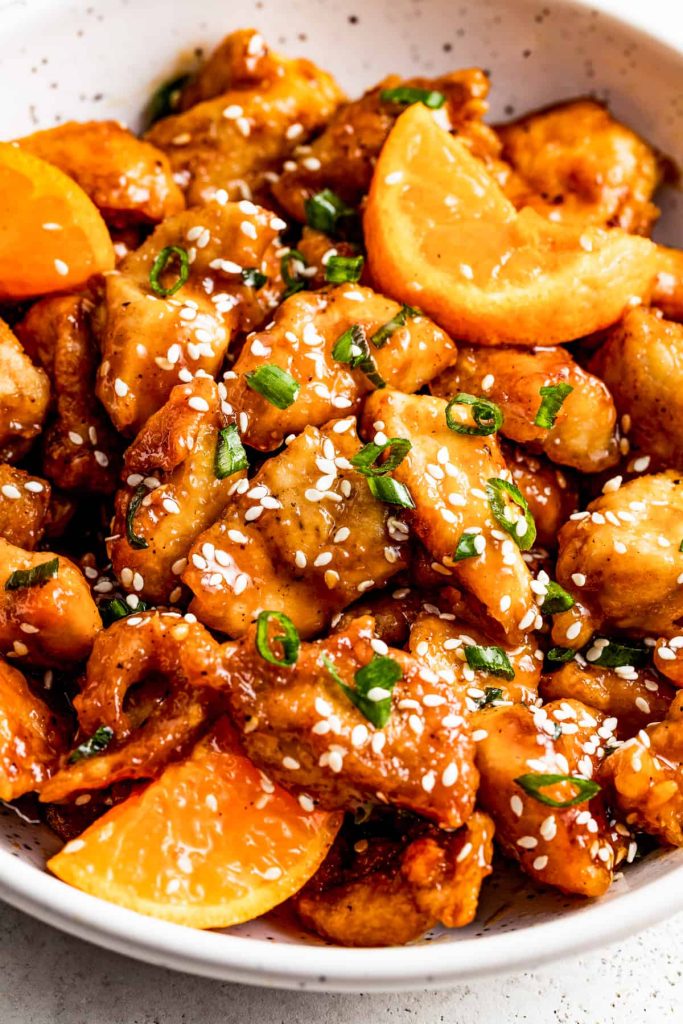 Light Mandarin Orange Chicken