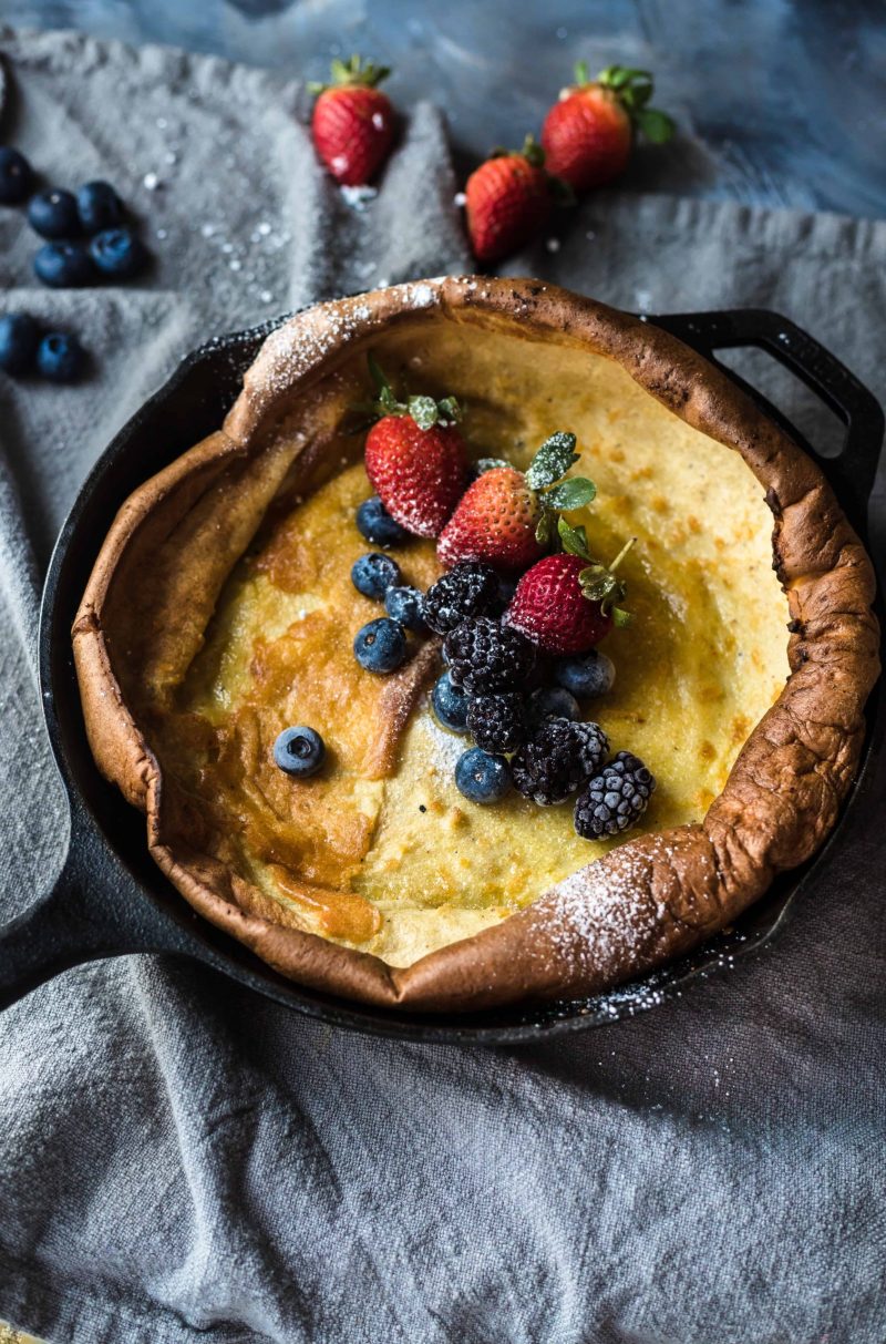 Wholesome Low Calorie Baked Dutch Pancakes to Satisfy Your Cravings