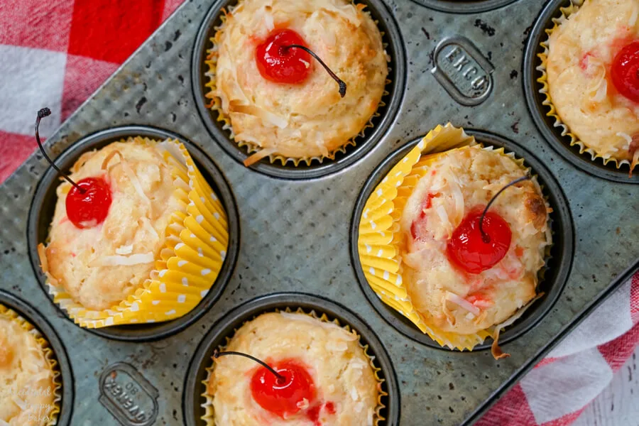 Tempting Low Fat Cherry Coconut Muffins: A Healthy Indulgence