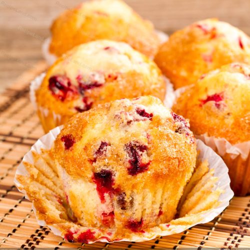 Low Fat Cranberry-Orange Muffins