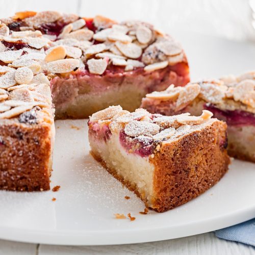 Low-Fat Rhubarb Cake