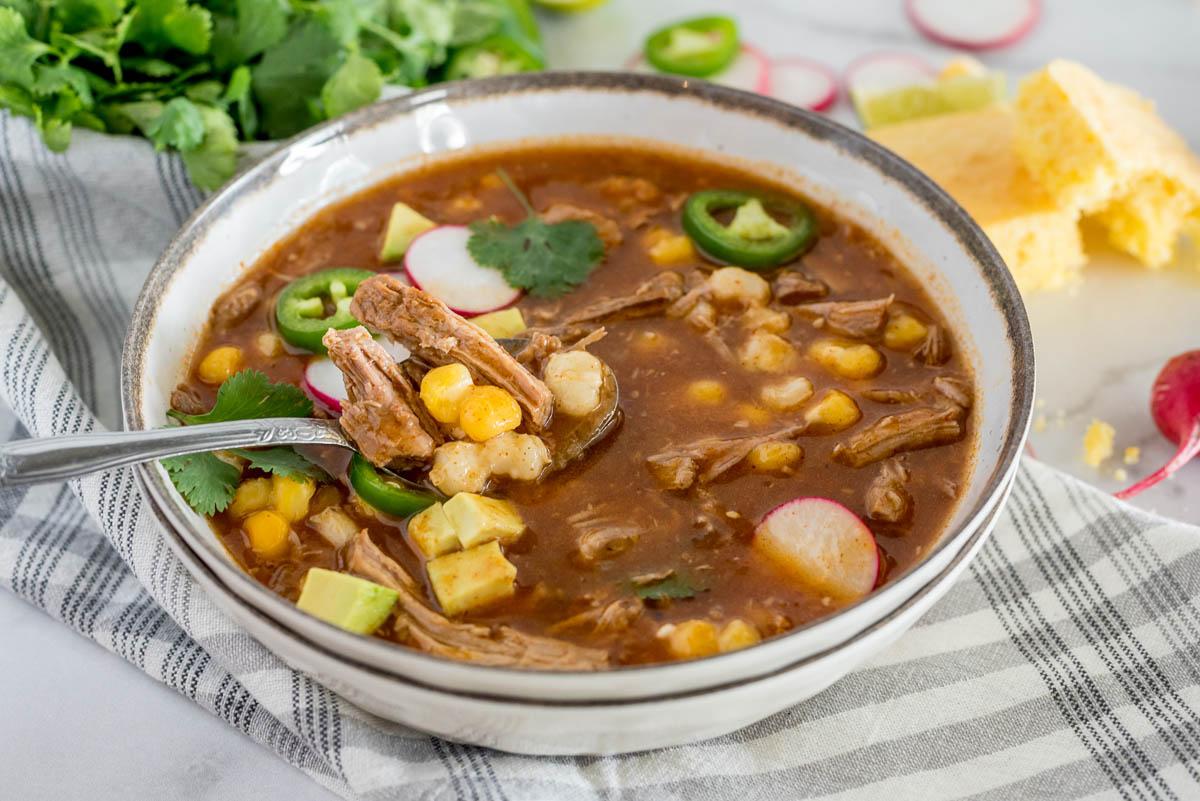 Pork and Hominy Stew