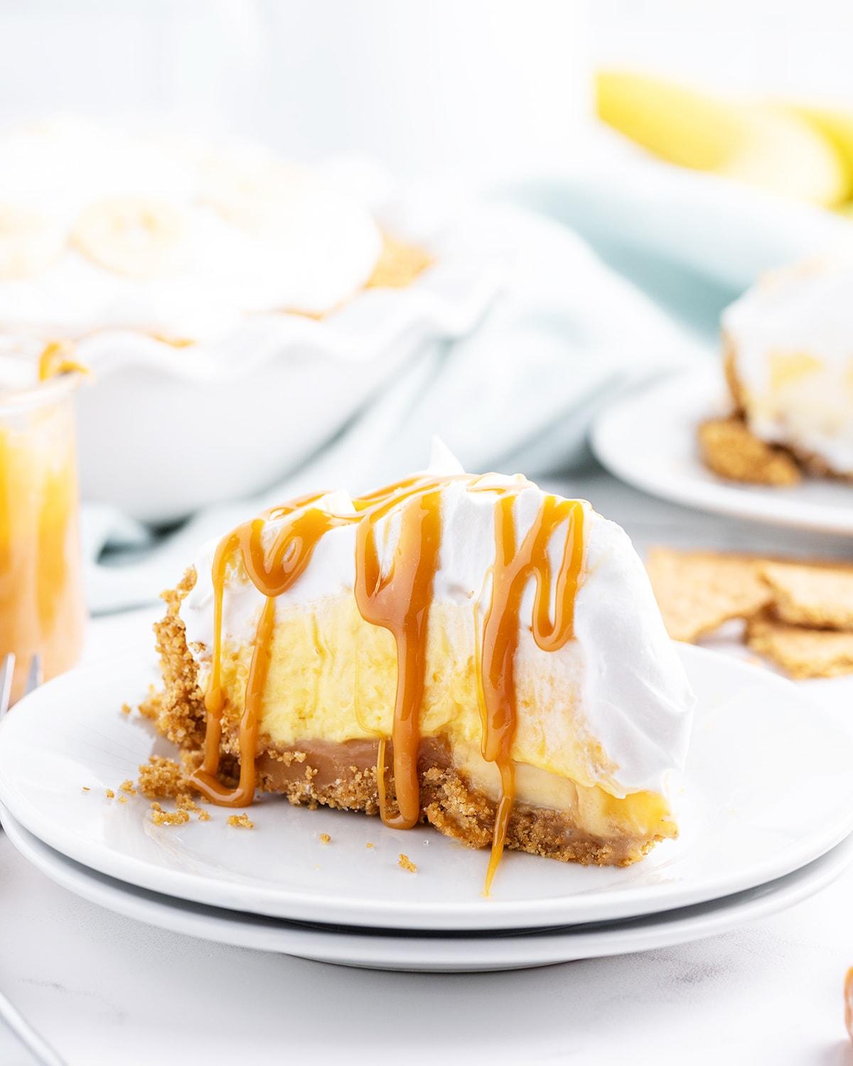 Caramel Banana Cream Pie