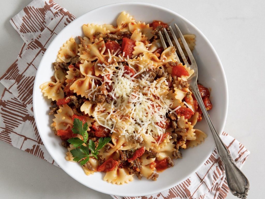 Authentic Farfalle Bolognese: Indulge in Comfort Food Bliss