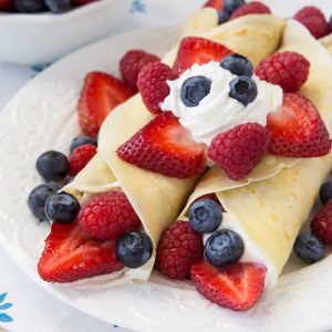 Light Berry Crepes