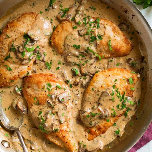 Light Chicken Marsala