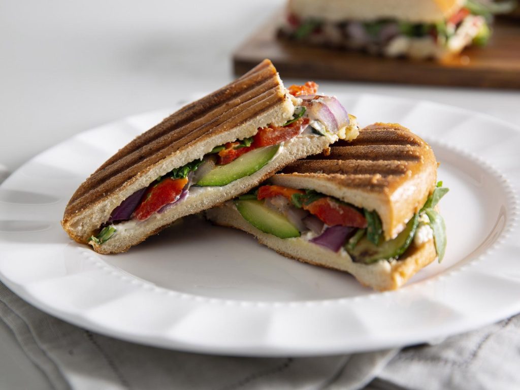 Savor the Goodness: Light Grilled Vegetable Panini Made Easy