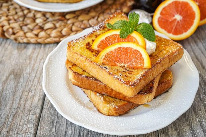 Wake Up to a Delightful Low-Fat Orange Scented French Toast