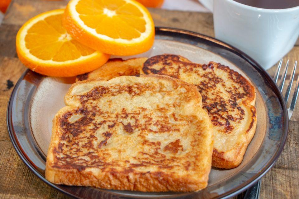 Low-Fat Orange Scented French Toast