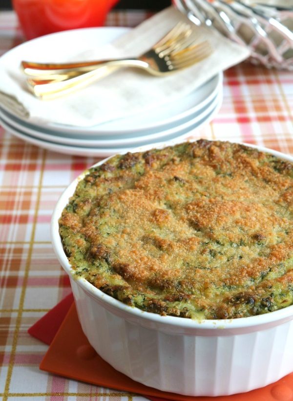 Turkey Spinach Souffle