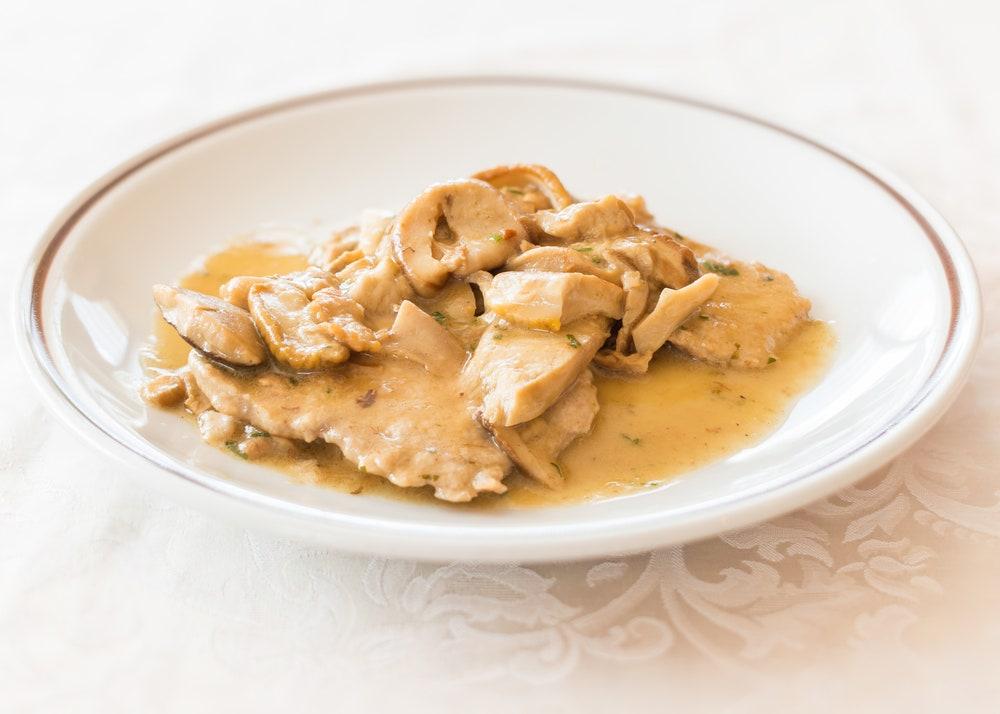 Veal Scaloppine with Sherried Cream Sauce