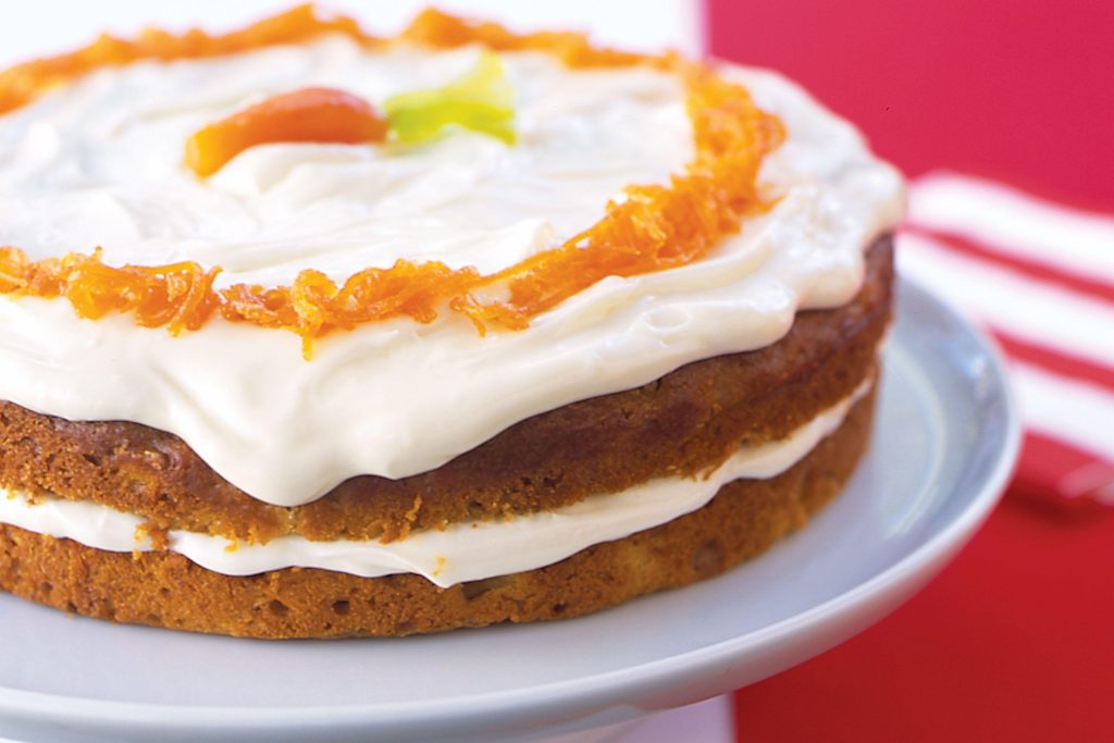 Indulge in the Perfectly Moist Light Carrot Cake with Cream Cheese Frosting