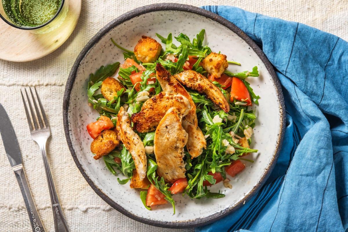 Low Calorie Bruschetta Chicken Salad